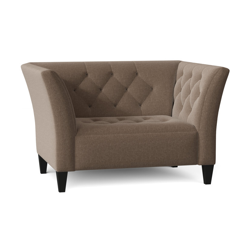Carruth Upholstered Armchair, Napa Taupe Chenille