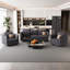 Ensemble de canapé modulaire en chenille avec siège de rangement 3 pièces Aurora-1606944211