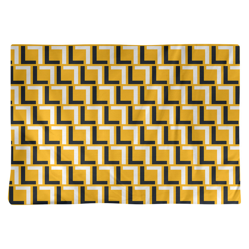 Napperon Pittsburgh Football 14 ", Or / noir / blanc, Coton