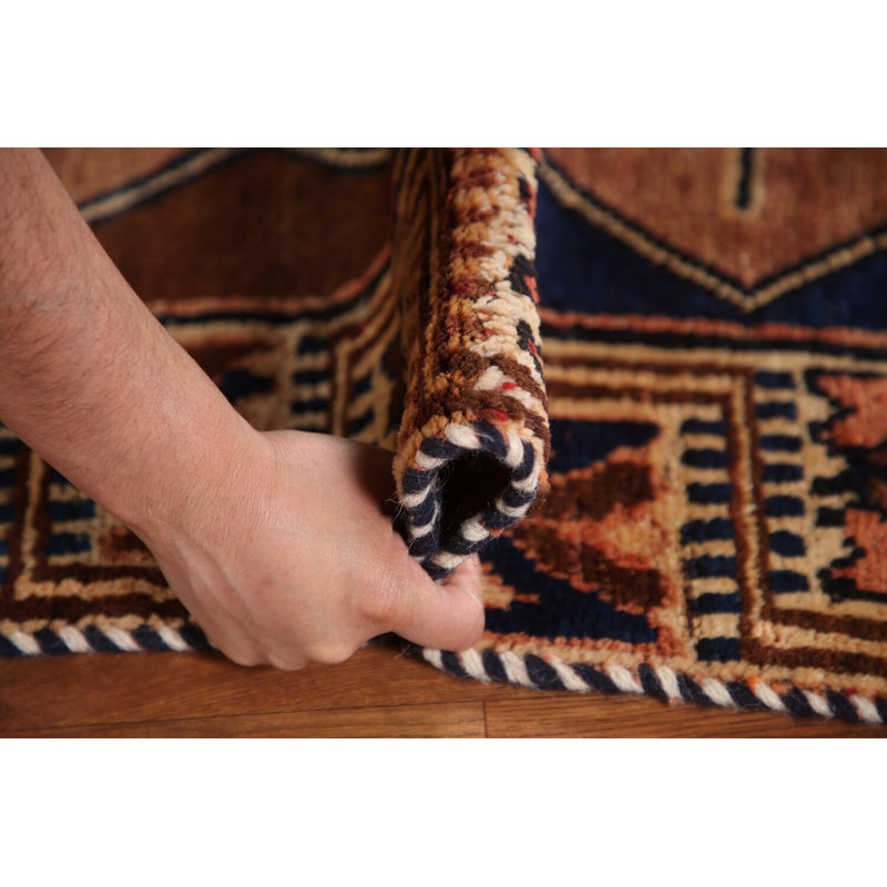 Tapis traditionnel rétro en laine 4 x 8