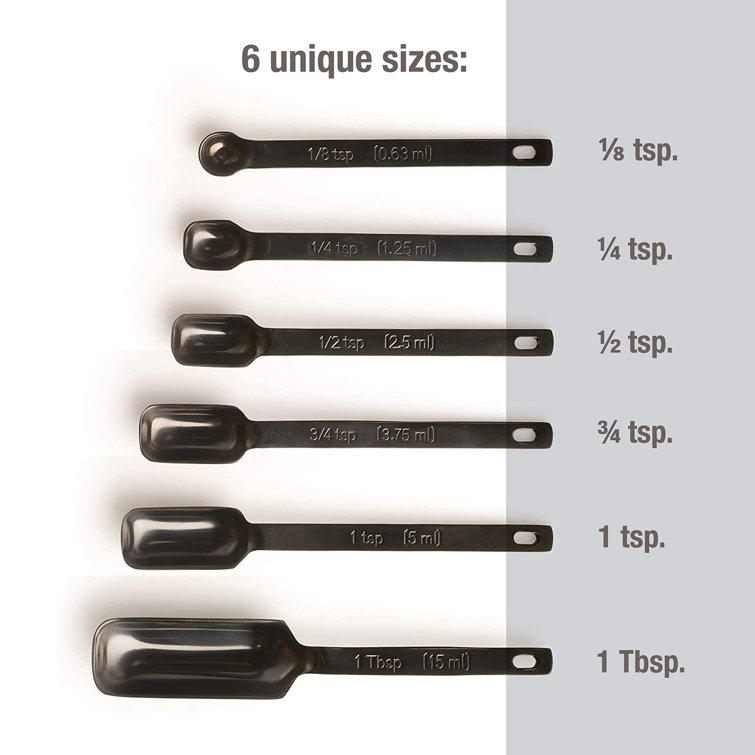 2lbDepot 1/2 Teaspoon Measuring Spoon Tsp Heavy-Duty Stainless Steel Metal,  Narrow, Long Handle Fits in Spice Jar