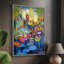 Impression encadrée FLORAL Series DCV III - Bois massif-1895379469
