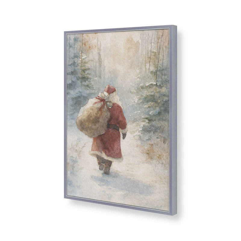 «Winter’s Journey», reproduction d'art, 12 po x 16 po, Chrome poli