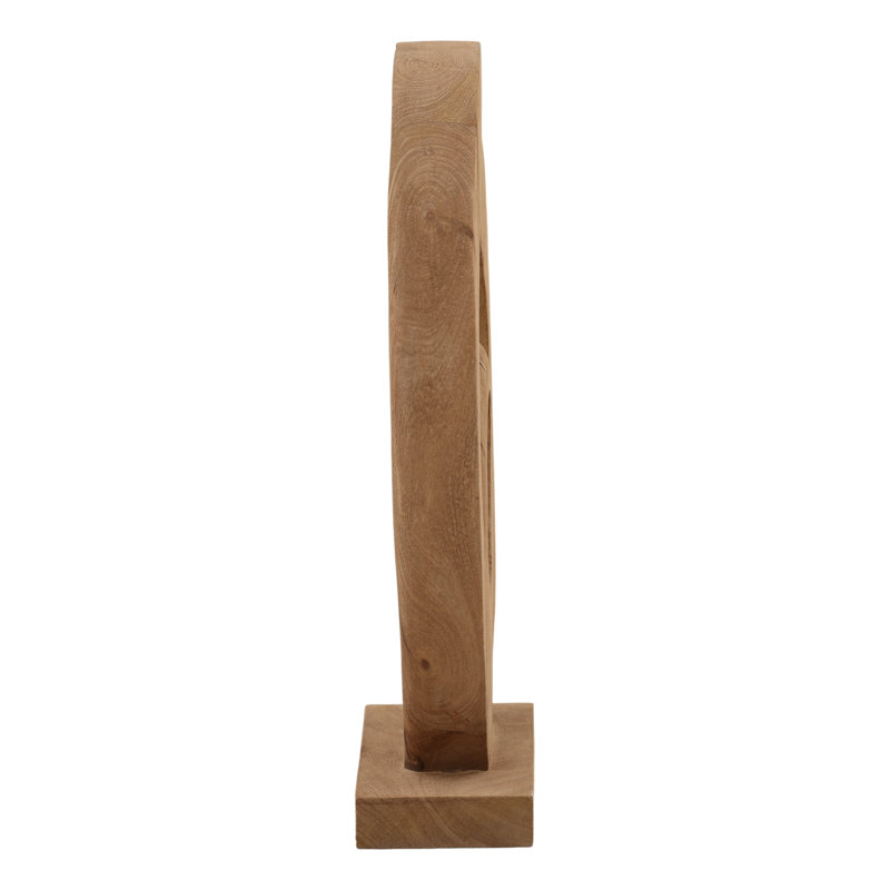 Sculpture Hespera brun clair, 24'' H X 15.5'' W X 5.5'' D