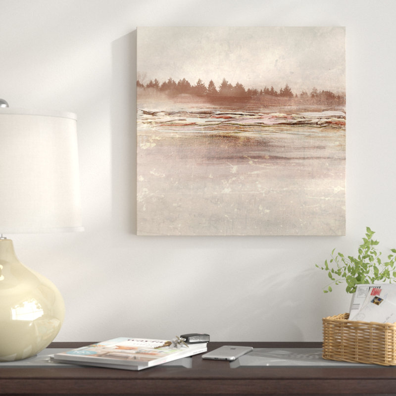 Morning Haze, reproduction de photo sur toile tendue, H 12 po x l 12 po x P 0,75 po, Pas de tapis, Toile tendue