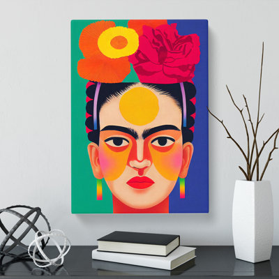 Frida Kahlo Hypreprism - Wrapped Canvas