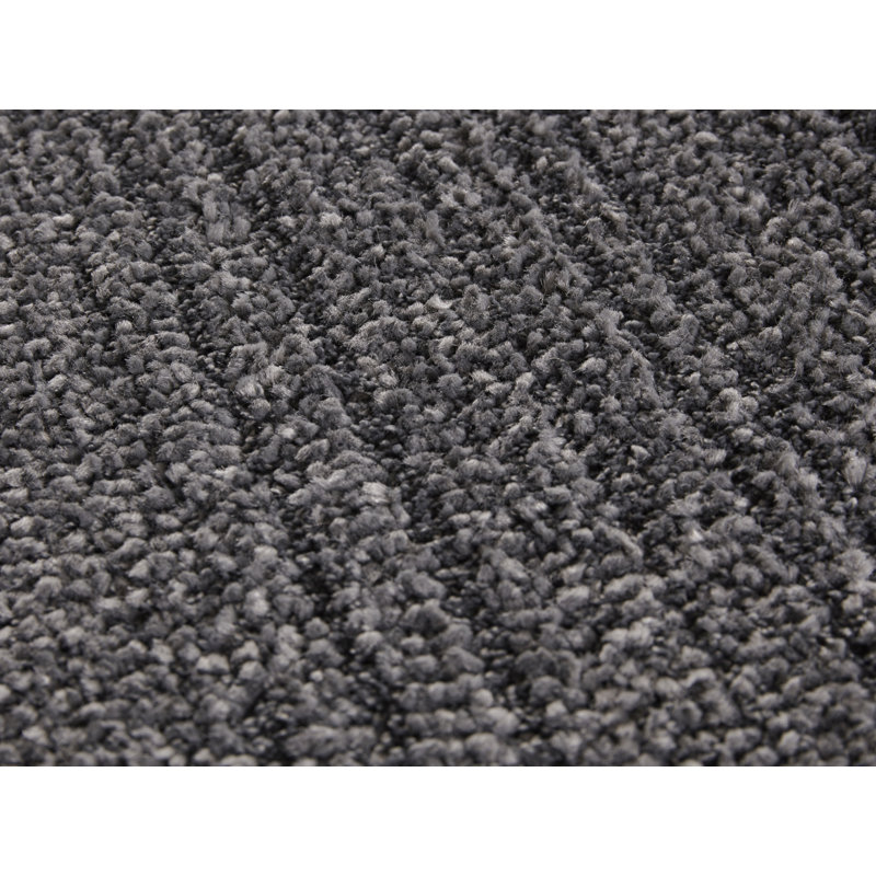 Loos Anthracite Rug, Rectangle 80 x 150cm