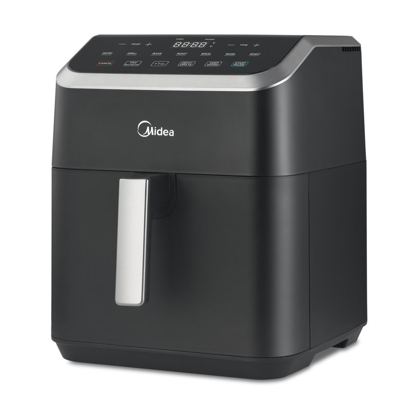 7-quart Digital Air Fryer, Black, 13.5" H x 10.67" W x 13.54" D