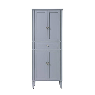 28 inch Bath Storage Cabinet in Grey