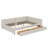 Upholstered Platform Bed With Built In USB Ports  And 2 Drawers-1881145133