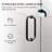 UKH07 57-1/8 to 58 in. W X 37 in. D X 80 in. H Frameless Hinged Shower Door in Matte Black with EnduroShield 3/8 in. Clear Glass with 28 in. Door Panel-122547551-122547588
