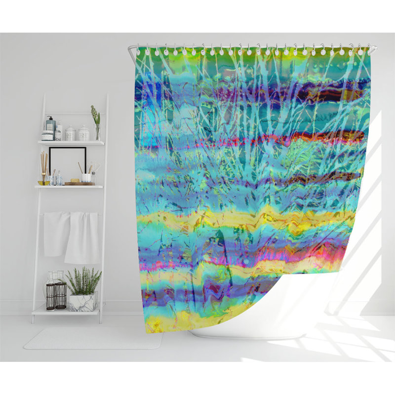 Dimilta Polyester Shower Curtain Set