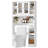 Aidie Freestanding Over The Toilet Storage Cabinet, Manufactured Wood Linen Cabinet -1193289806