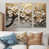 Toile naturelle avec cadre flottant