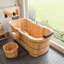 Baignoire profonde autoportante 65 po x 31 po
