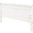 Twin Size Bed Frame In White - Solid Wood With Headboard & Headboard, Platform