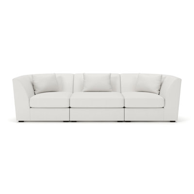 Krista 3-PC Curved Sofa