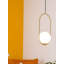 Pendant Lighting Modern Style Chandelier-Modern Ceiling Light White Frosted Globe Glass Lampshade Pendant Light Kitchen