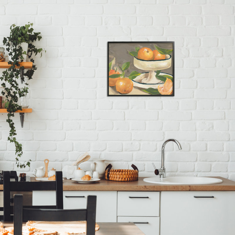 Agrume, image giclée encadrée par Melissa Wang, H 11 po x l 14 po, Giclée encadrée noir minuit