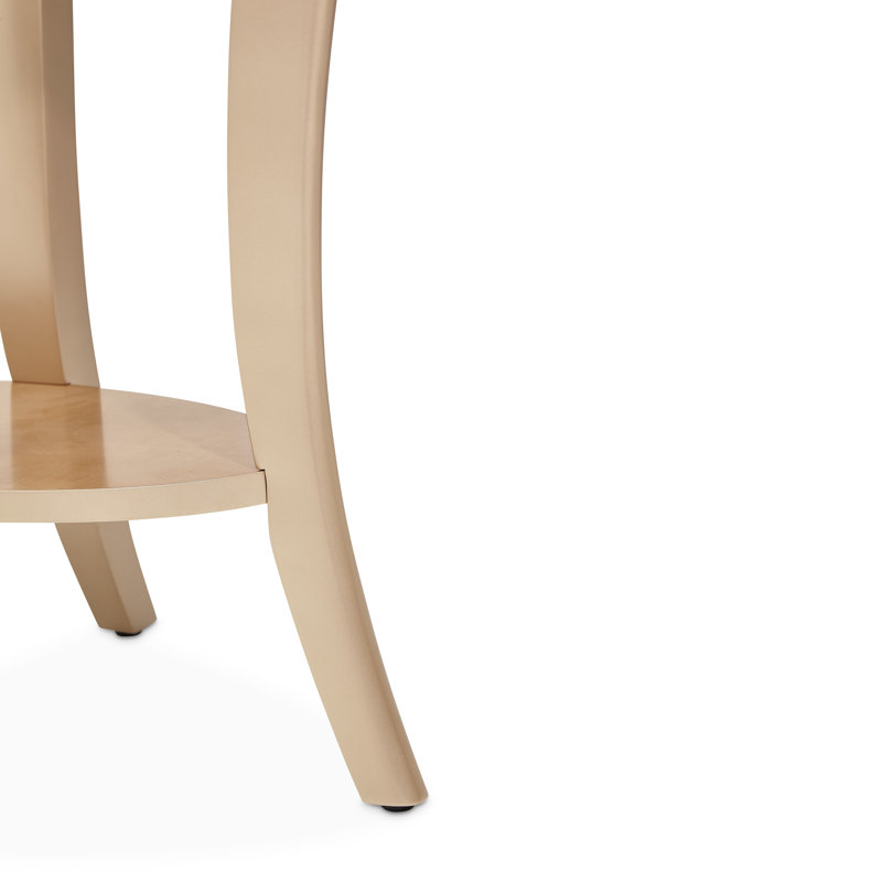 Malibu Crest Glass End Table
