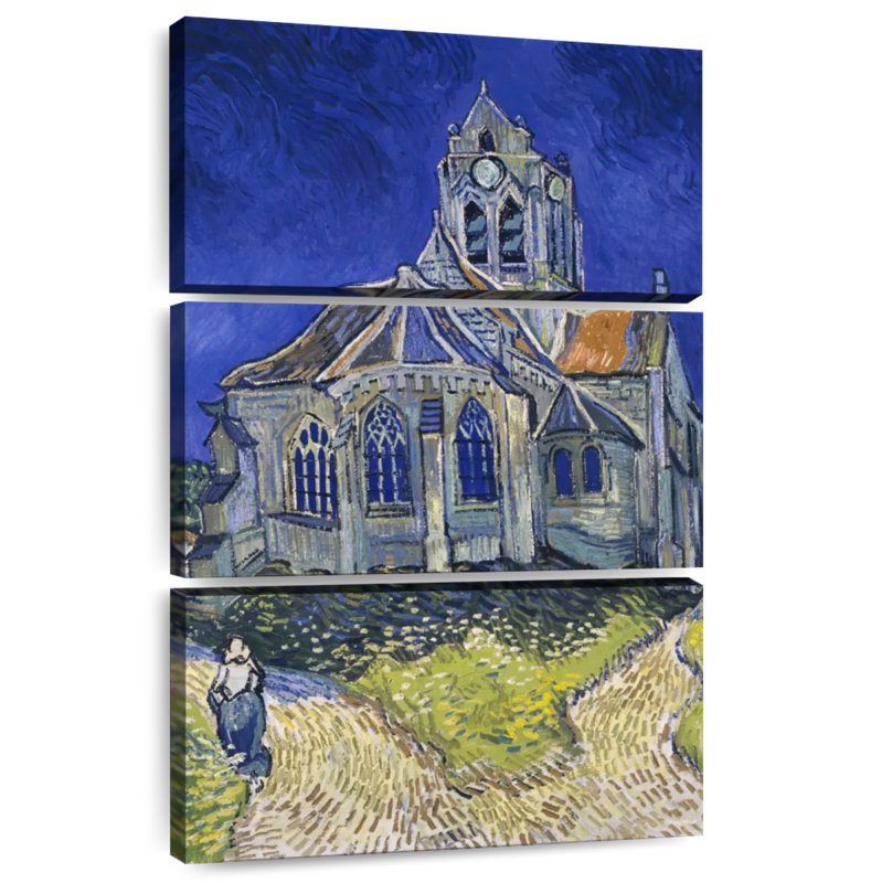 Adella, Église d'Auvers sur Oise, H 74 po x l 48 po