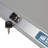 Lock And Roll Personal Safe With Steel Cable, Under-Bed Storage Box For Laptops, Tablets, And Documents, Key-Locking Lid And Wheels For Secure Travel And Home Use