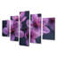«Purple Cherry Blossom Essence», ensemble d'art mural sur toile Cherry Blossom
