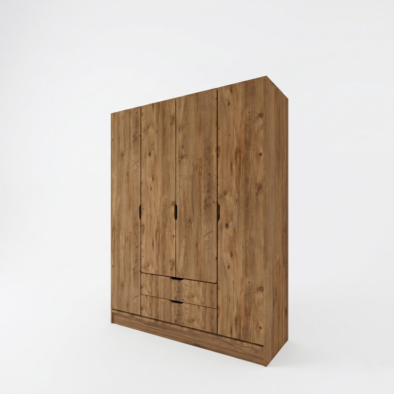Everly 4-Door Armoire with 2 Drawers