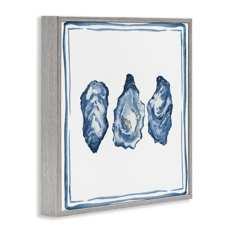Oyster Shell Trio, estampe numérique, conception de Lucille Price, Estampe numérique Farmhouse, H 12 po x l 12 po