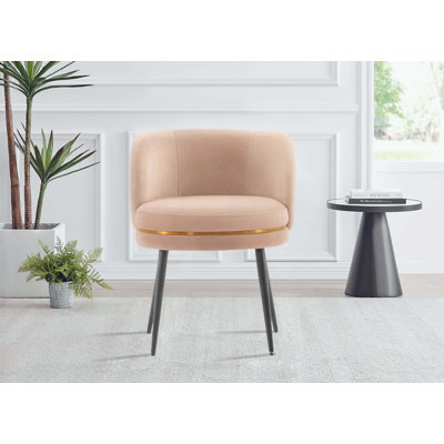 Chaise en velours Kaya