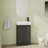23 inch Free standing Single Bathroom Vanity With Ceramic Vanity Top-1644072898