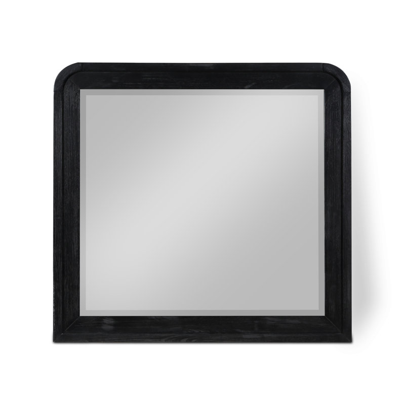 Ishaque Arch Wall Mirror, Black