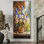 «Joyce Country Charm Wildflowers At The Farm II - Assorted Bouquets», reproduction d'art sur toile encadrée