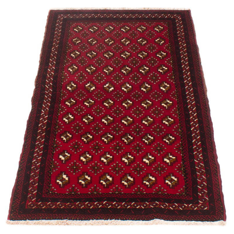 Tapis rouge nouvel âge 3 pi 1 po x 6 pi One-of-a-Kind