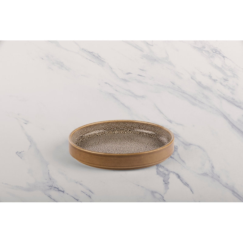 Assiette empilable en porcelaine de qualité supérieure FRECKLES