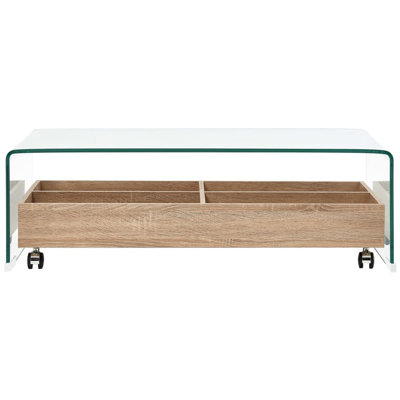 Able Abstract Coffee Table with Storage