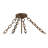 4 - Light Iron Drum Chandelier-66203791