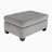 Mulrey 109.5" Modern & Contemporary 3-Piece Sectional Sofa - Microfiber Sectional, Flexible Reversible Chaise Configuration, Cohesive 3-Piece Sectional with Ottoman-861860813-861860803