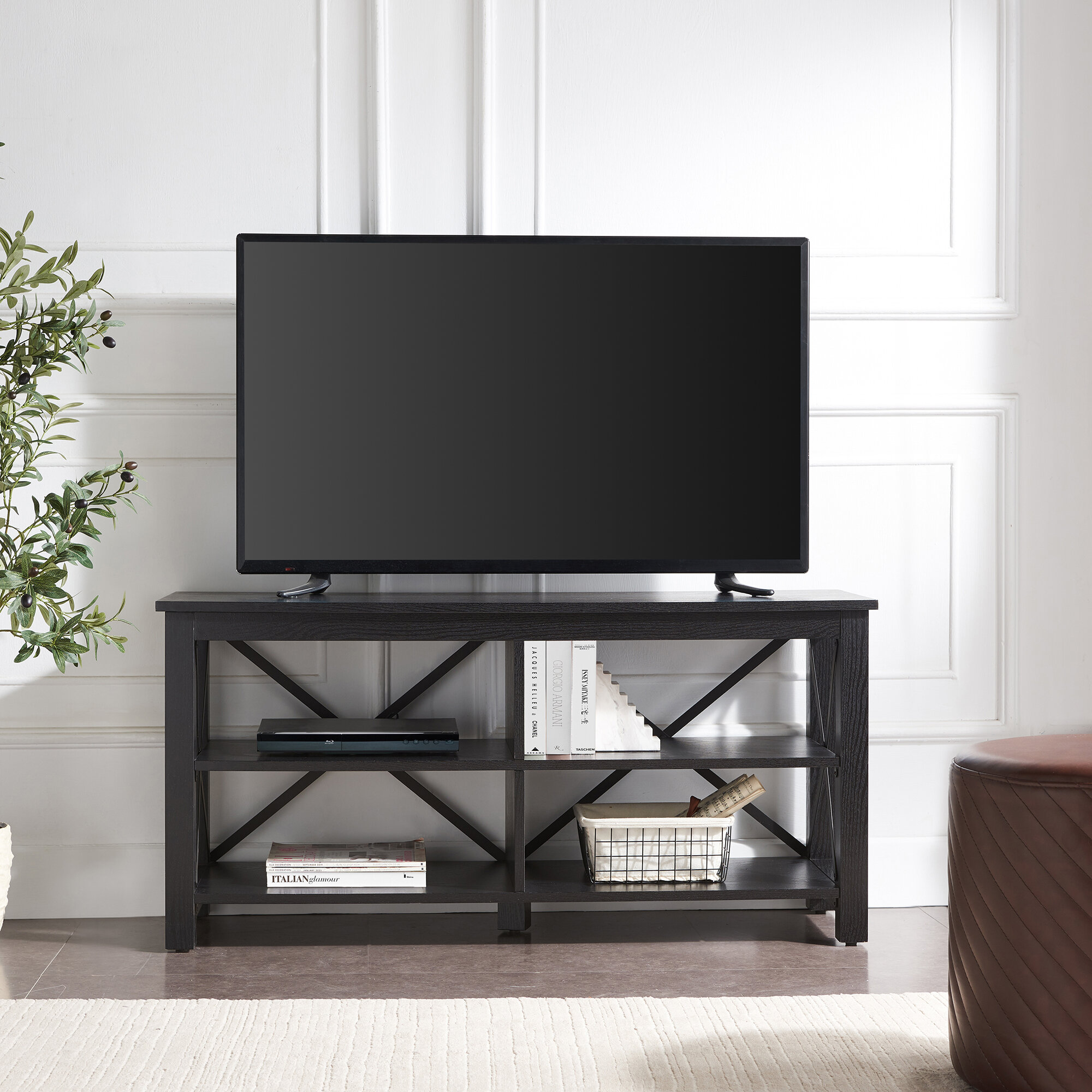 Tv stand deals modern farmhouse