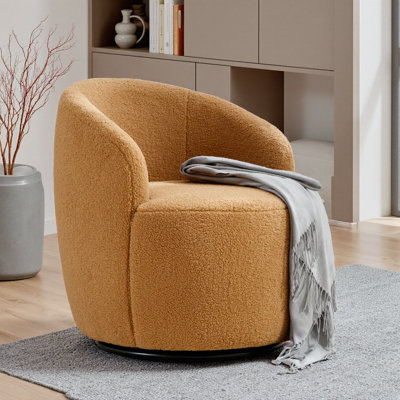 Fauteuil demi-tonneau avec fauteuil Teddy