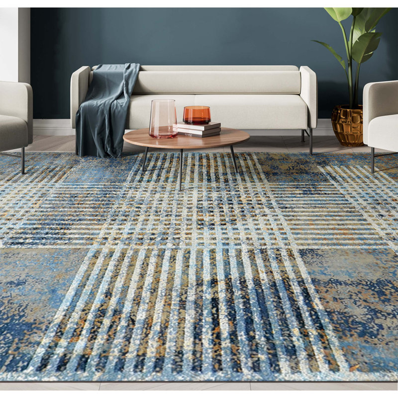 Plaid Area Rug
