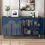 Buffet cannelé avec tablettes réglables-1690482233