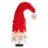 9' H Santa Hat White/Red Artificial Christmas Tree Prelit with 600 LED Lights