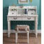 Bureau en bois d'hévéa de style américain avec bibliothèque de bureau-3851866-3851864