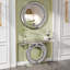 Miroir rond en cristal 33,46 "(85Cm)