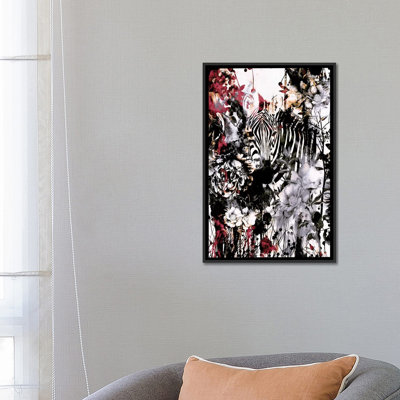 « zèbre », impression sur toile