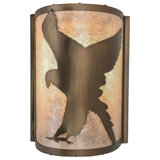 Rustic Lodge 1 - Light Flush Mounted Sconce