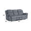 Canapé inclinable en velours Zubaida-953050025