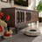 Modern Nut-Brown Solid Wood TV Stands-979091041
