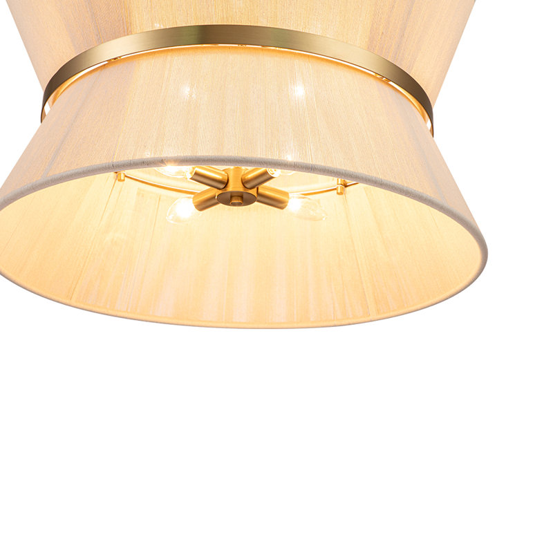 Hassler 8-Light Rope Chandelier , Bleached Natural Rope